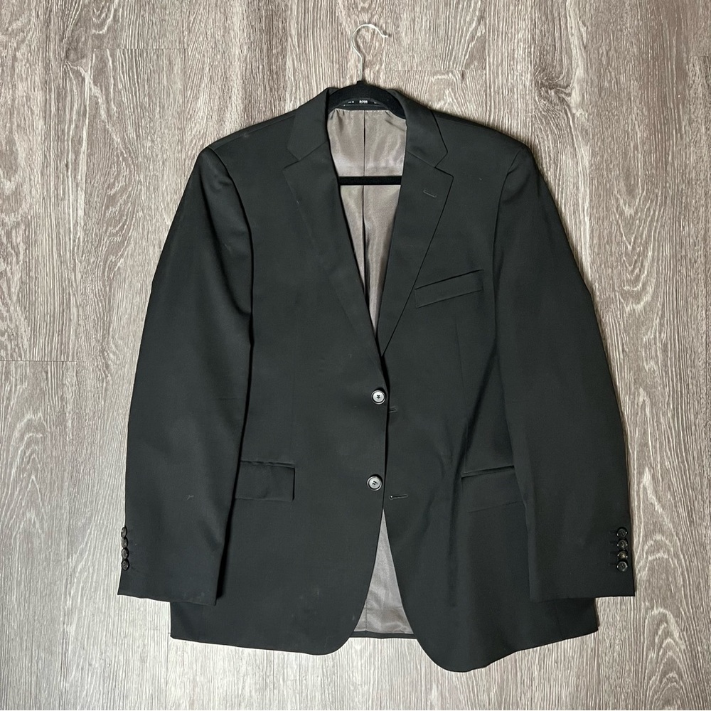 Hugo Boss Black Slim Fit Suit Jacket Super 100